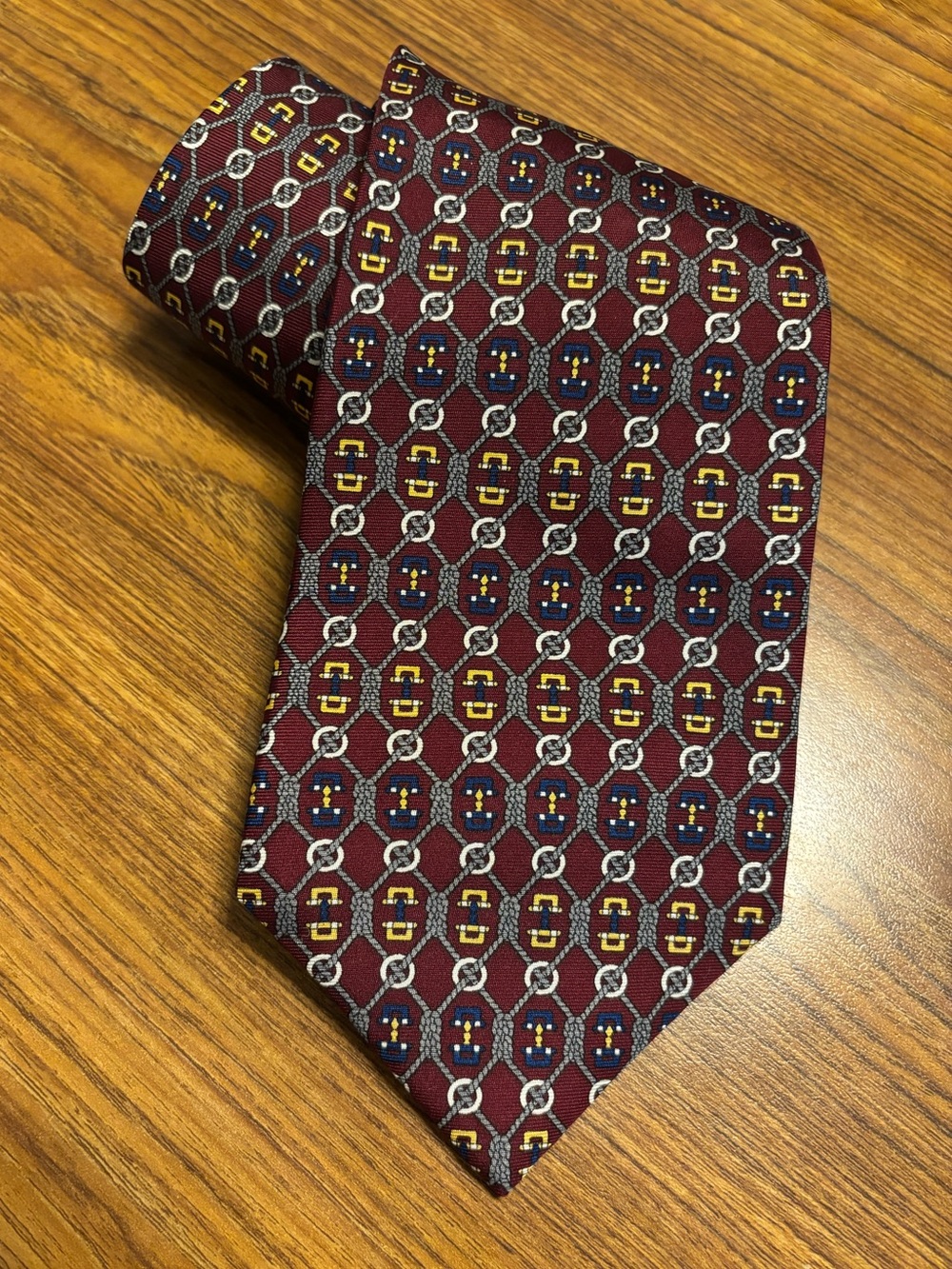Vintage Claybrooke Handmade Pure Silk Tie